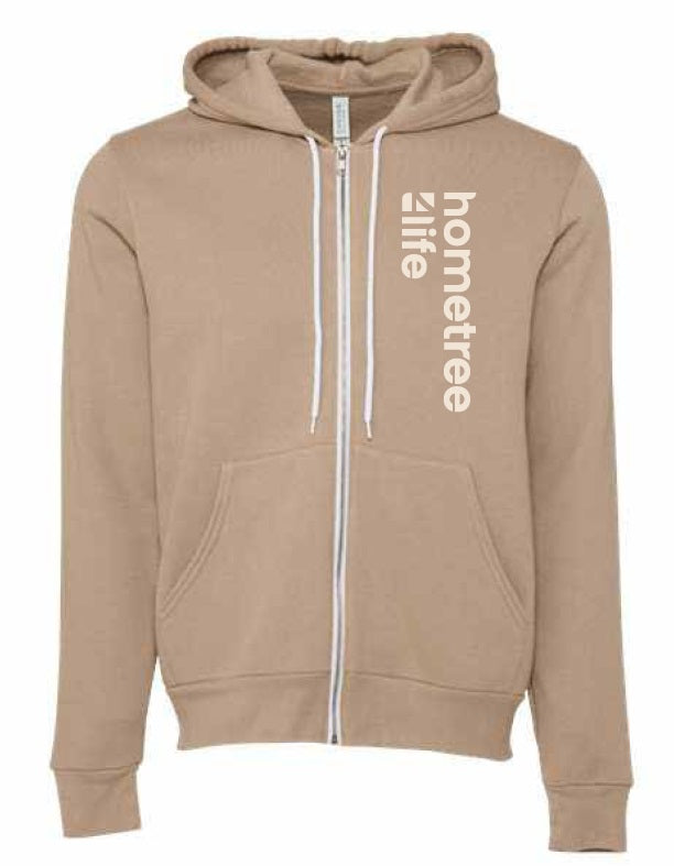 Unisex Sponge Fleece Full-Zip Hoodie