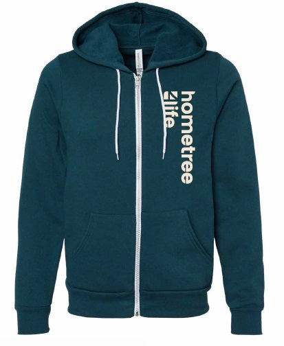 Unisex Sponge Fleece Full-Zip Hoodie