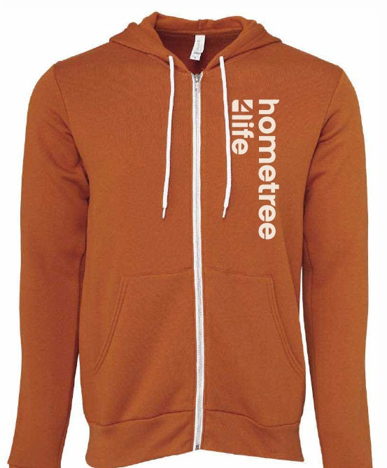 Unisex Sponge Fleece Full-Zip Hoodie